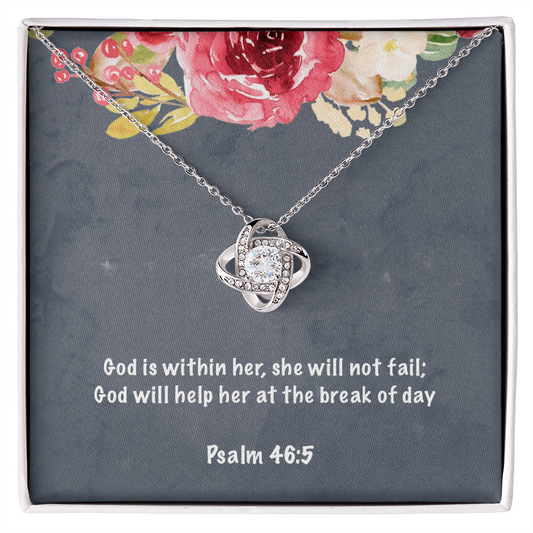 Psalm 46:5 Necklace for Her